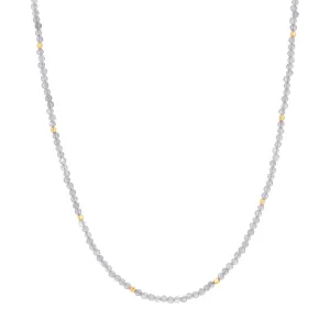 Labradorite Gemstone Beaded Choker