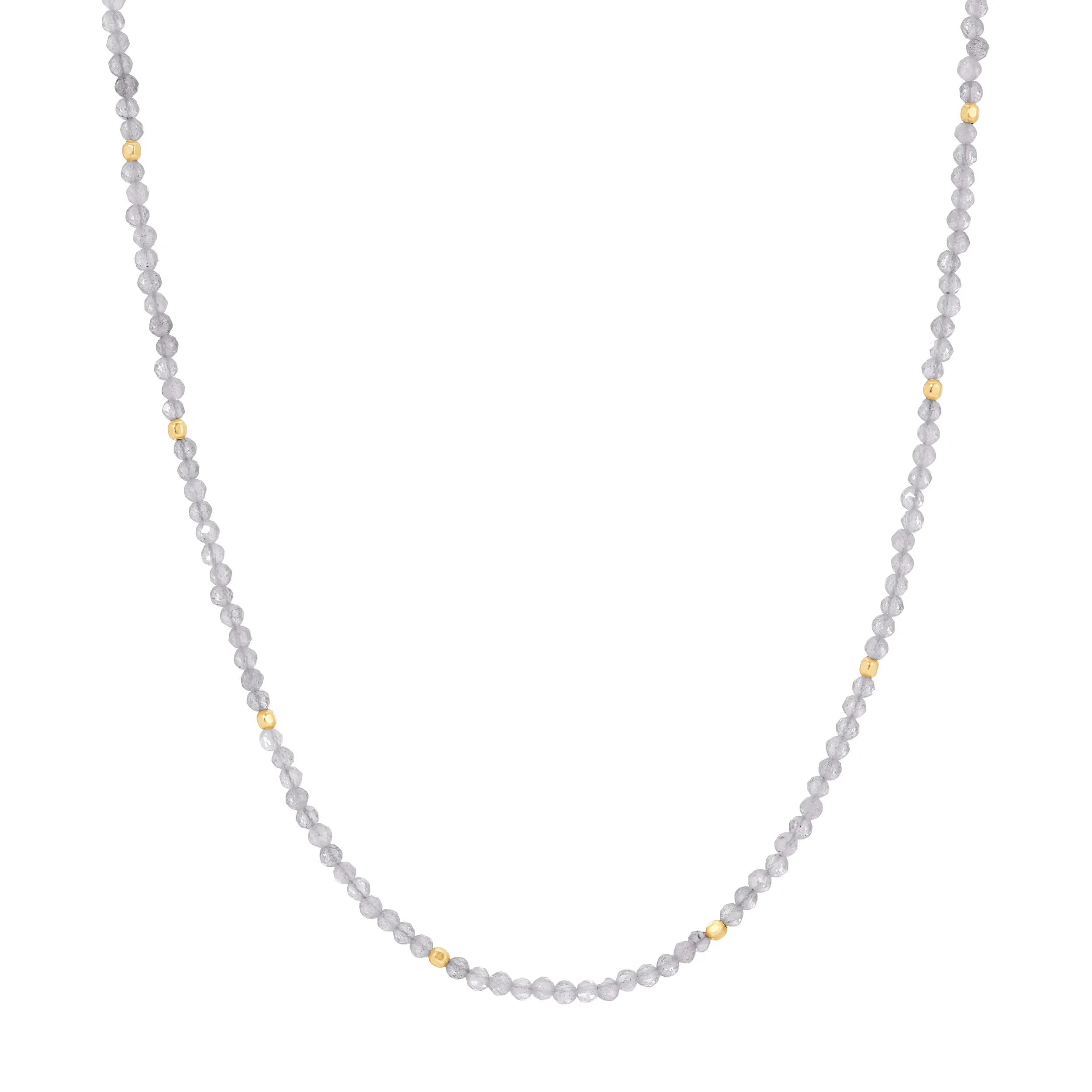 Labradorite Gemstone Beaded Choker