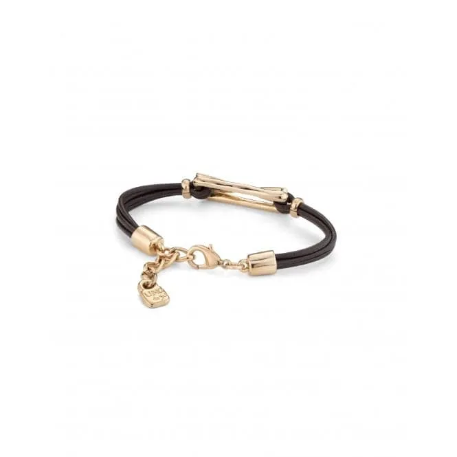 Ladies Brave Gold Medium The One Topaz Bracelet PUL2393BLNORO0M