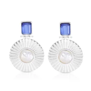 Lucille Silver Earrings