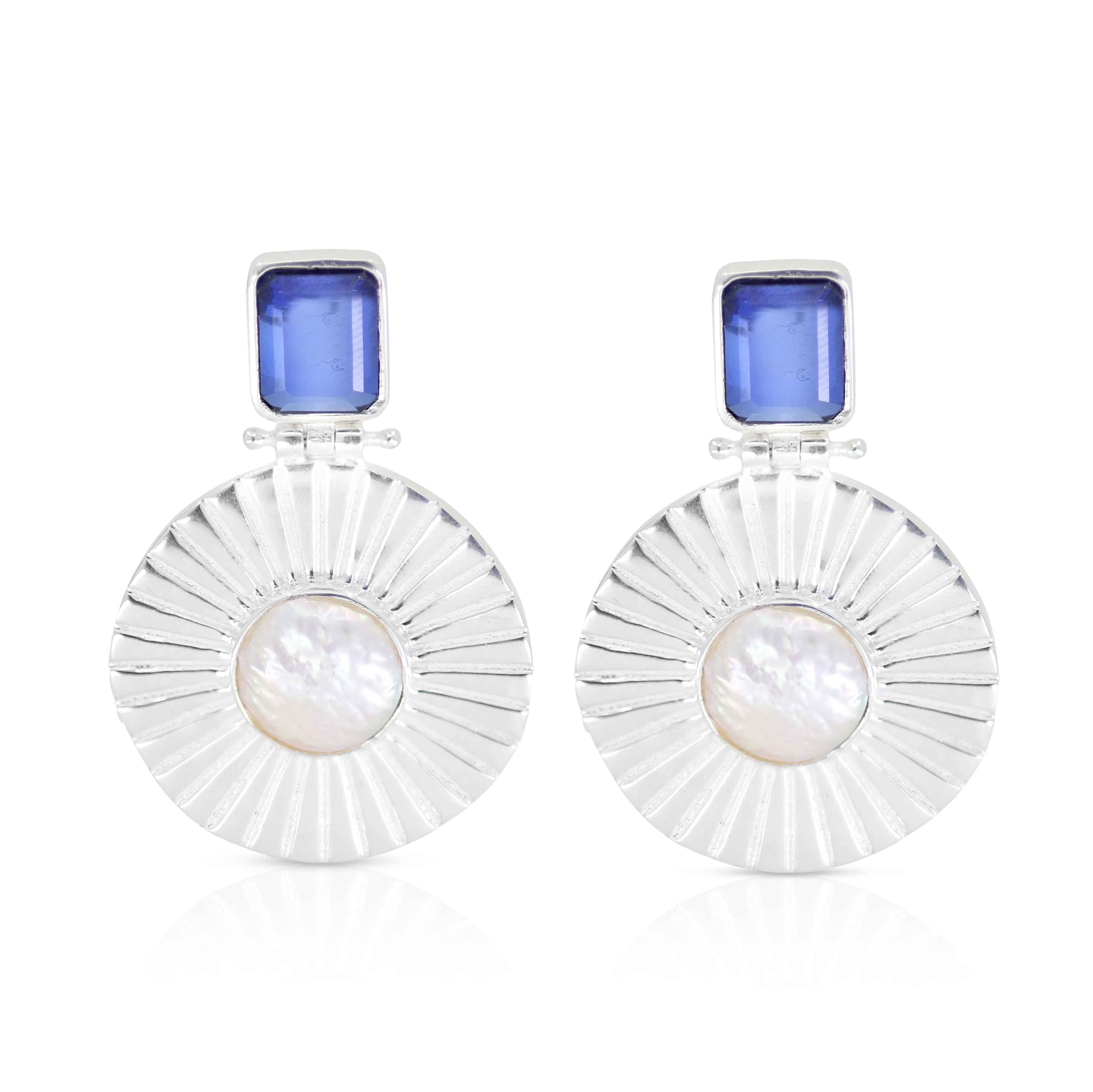 Lucille Silver Earrings