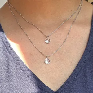 Luxe gemstone cascade necklace