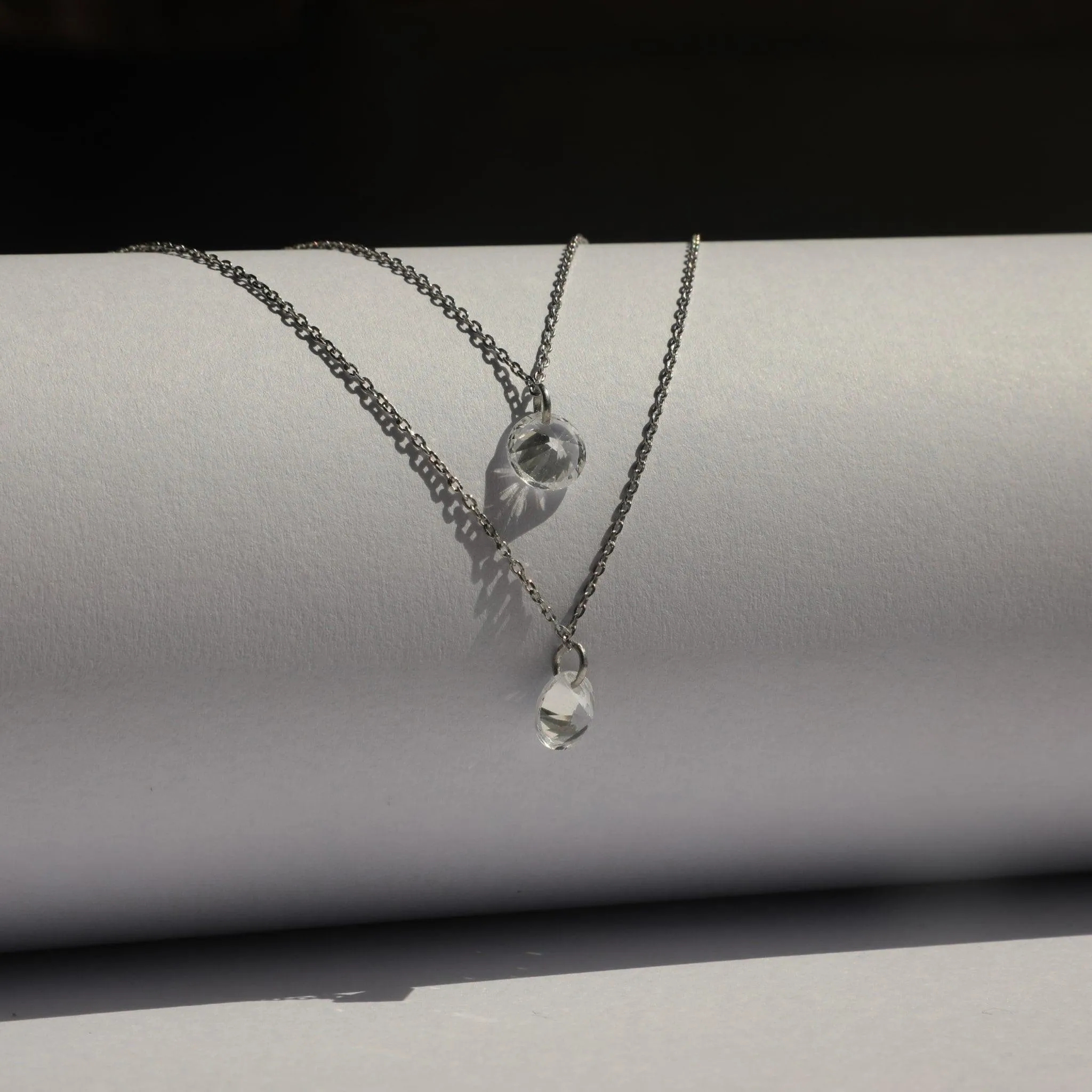 Luxe gemstone cascade necklace