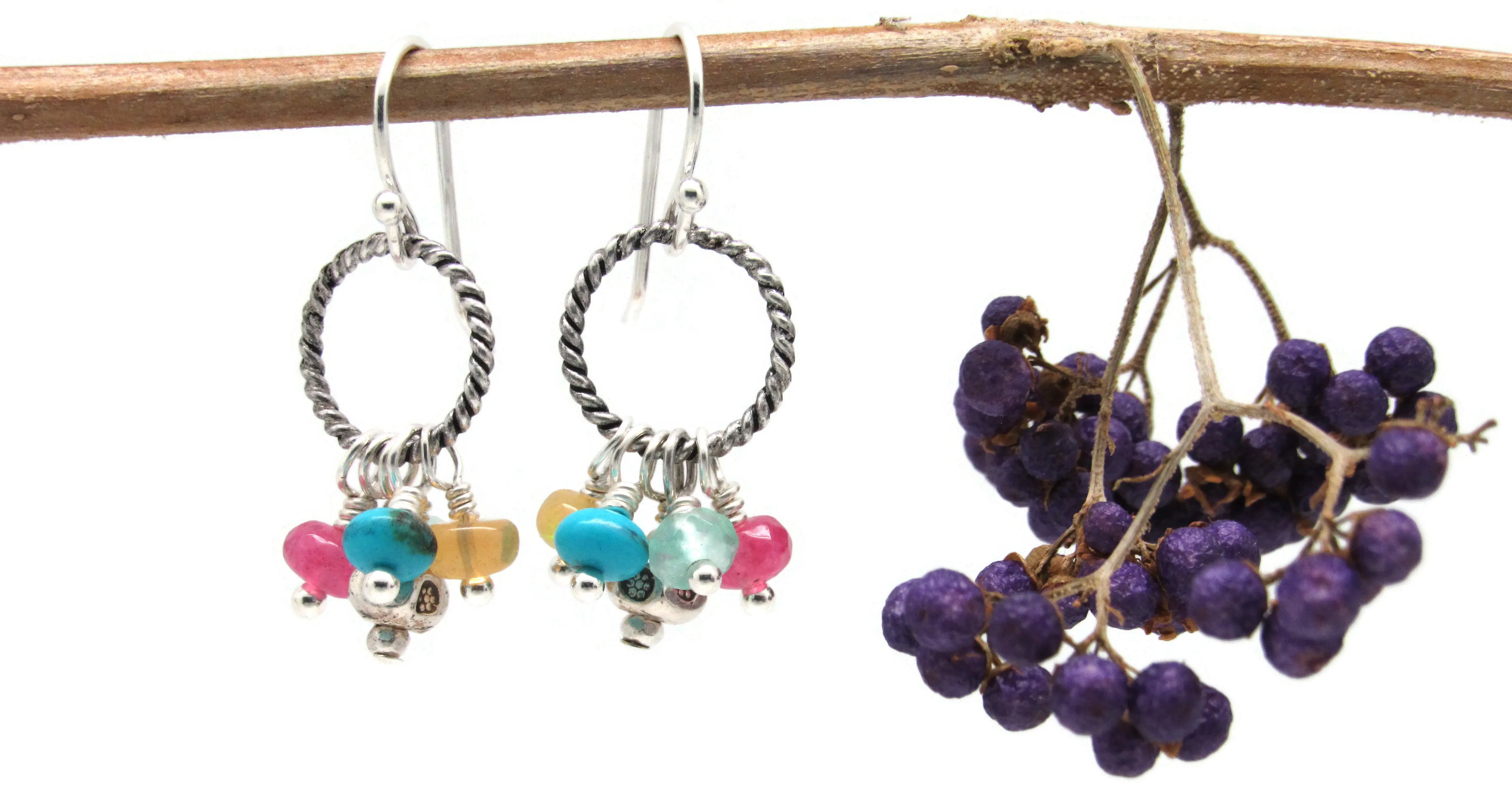 Many Dangles Earrings in Multiple Colors