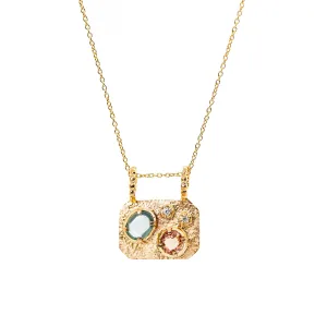 Medley Pendant No. 5 Necklace (Octagon), Solid Gold | ONE-OF-A-KIND