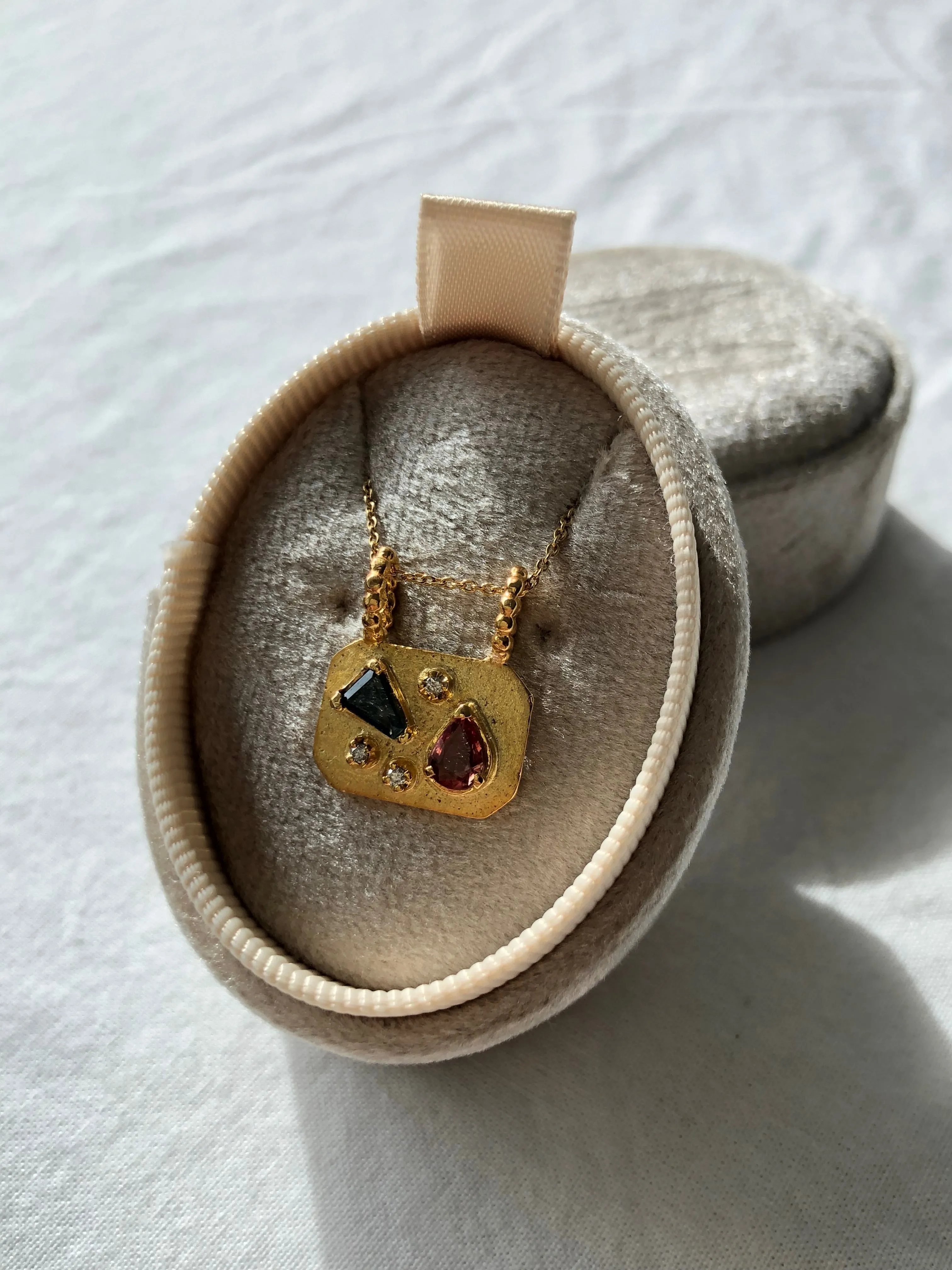 Medley Pendant No. 7 Necklace (Octagon), Solid Gold | ONE-OF-A-KIND