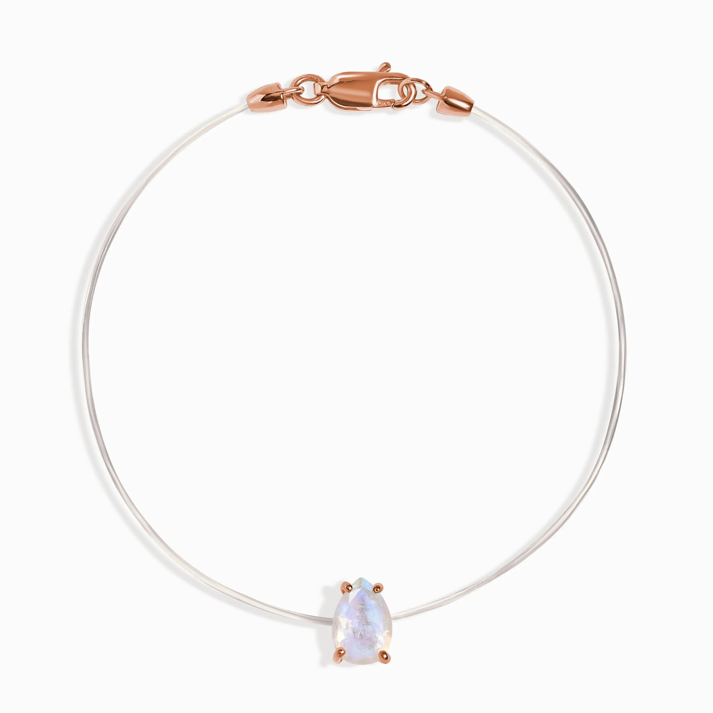 Moonstone Bracelet Floating Sway - June Birthstone