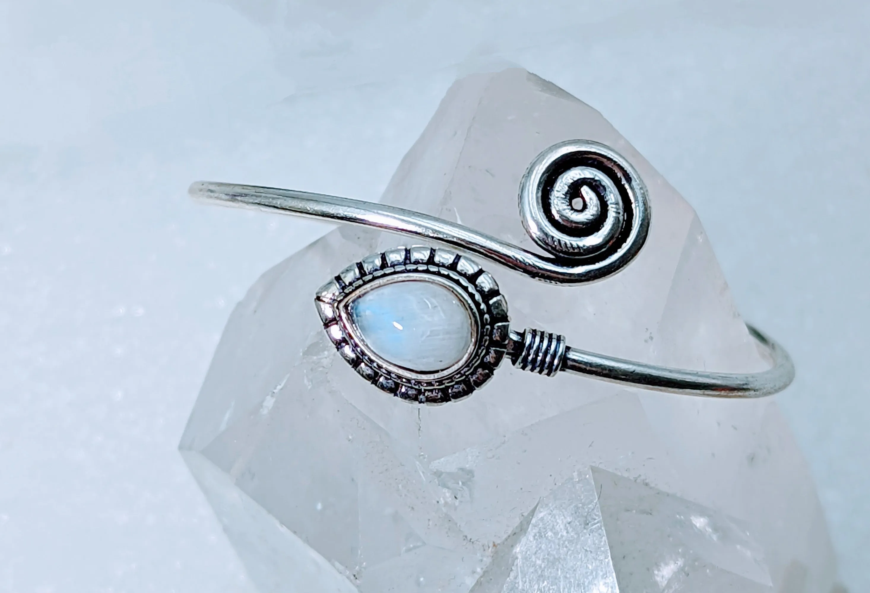 Moonstone - Cuff bracelet