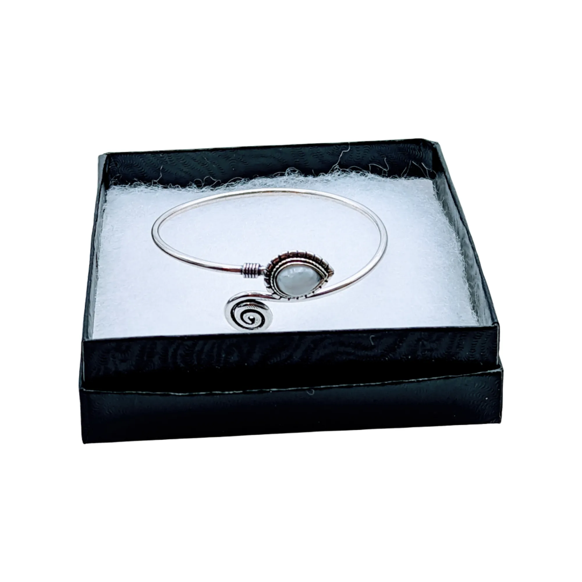 Moonstone - Cuff bracelet