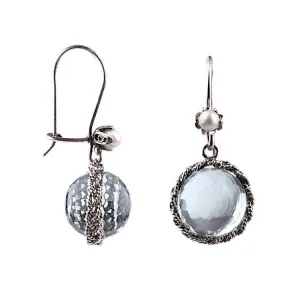 Morning Dewdrop earrings - light blue