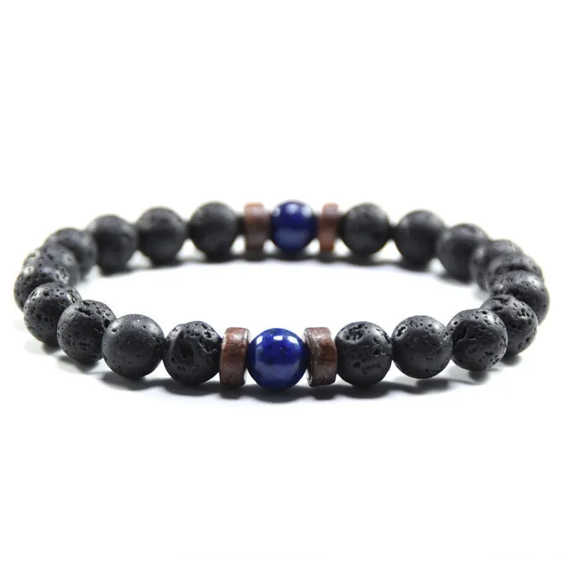 Natural Moonstone Bead Tibetan Buddha Bracelet