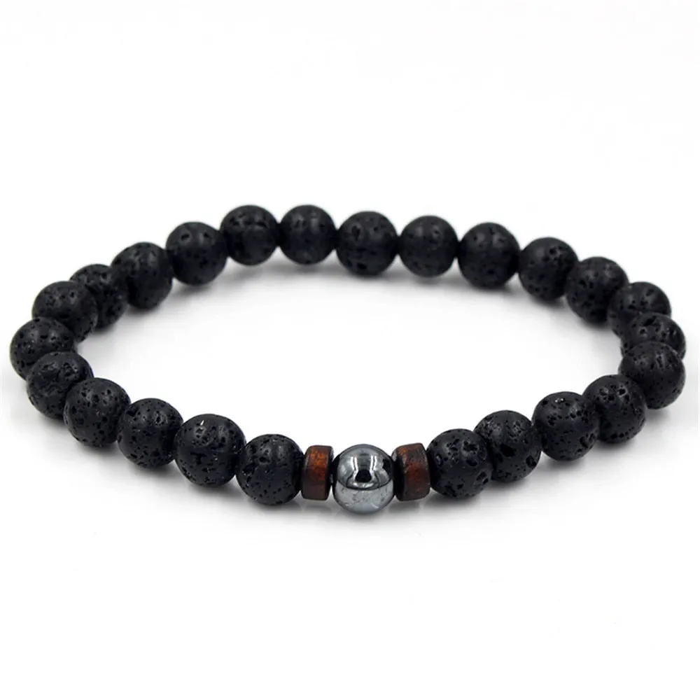 Natural Moonstone Bead Tibetan Buddha Bracelet