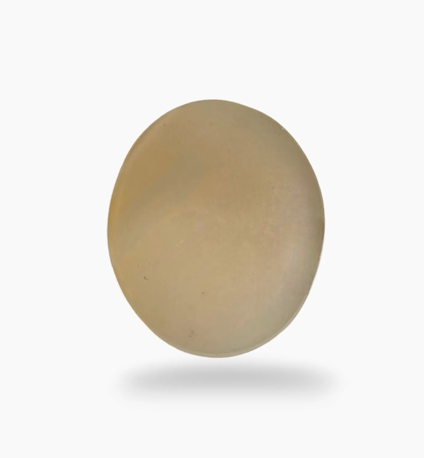 Natural Peach Moonstone Gemstone 8.86 Carats Oval Cabochon Shape 3x12.8mm
