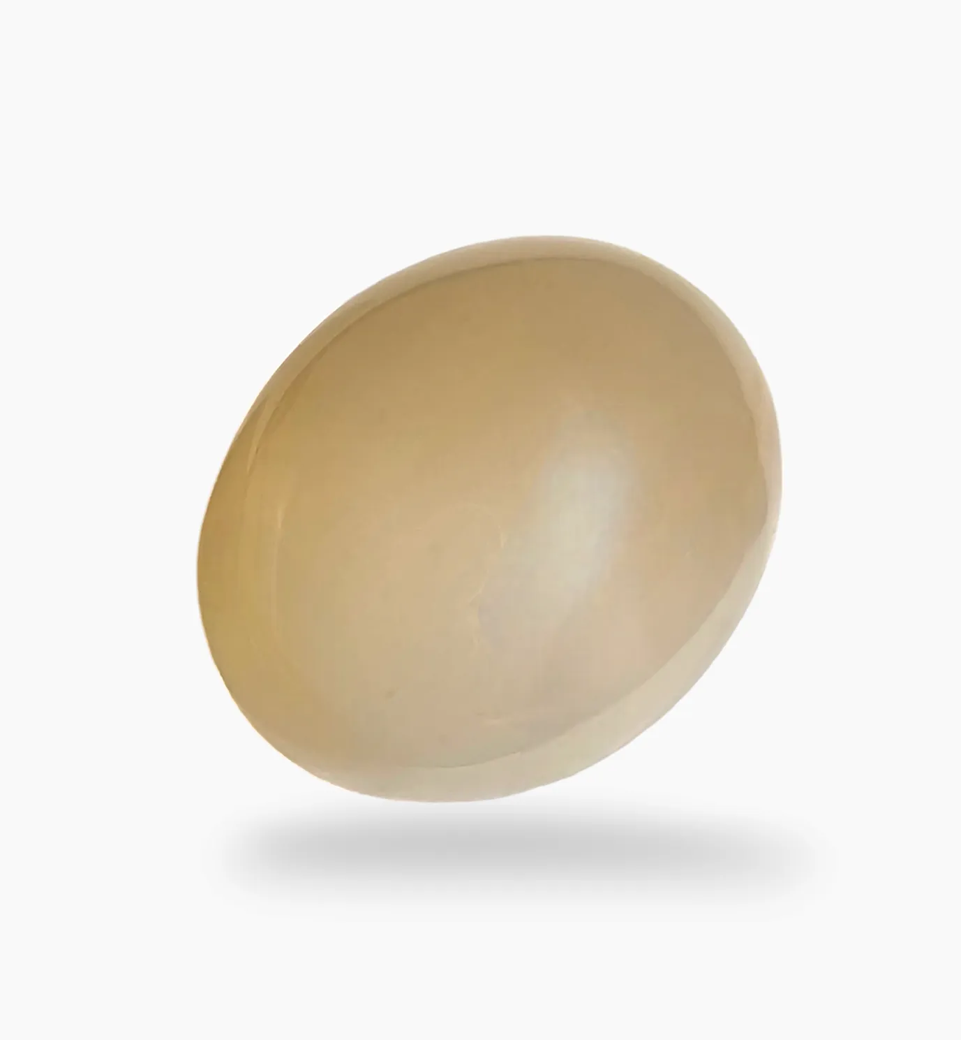 Natural Peach Moonstone Gemstone 8.86 Carats Oval Cabochon Shape 3x12.8mm