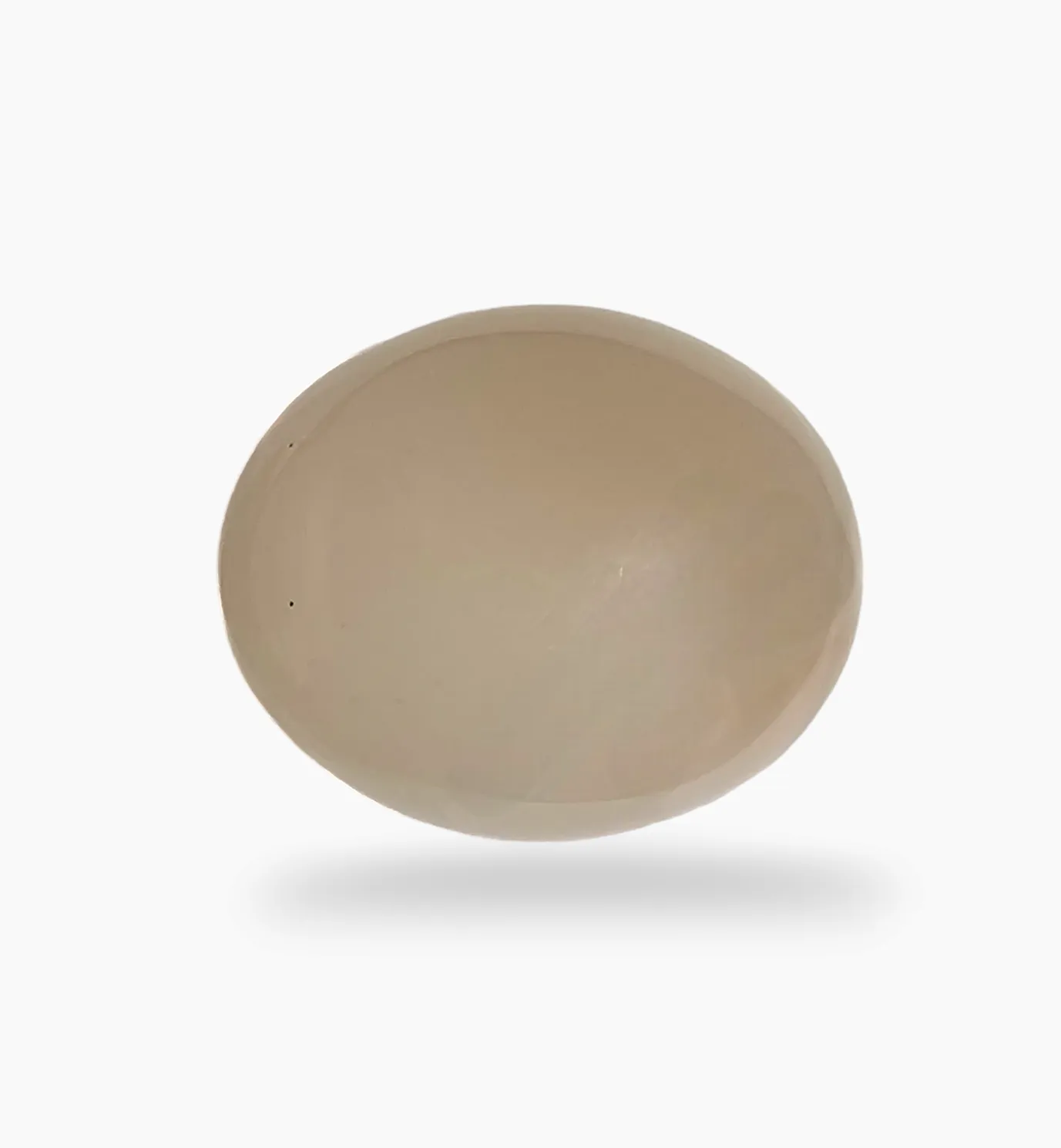 Natural Peach Moonstone Gemstone 8.86 Carats Oval Cabochon Shape 3x12.8mm