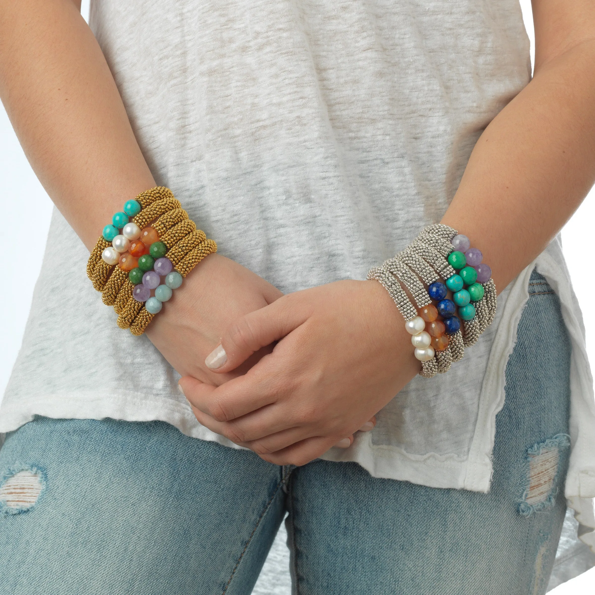 November Accent Bracelet In Silver