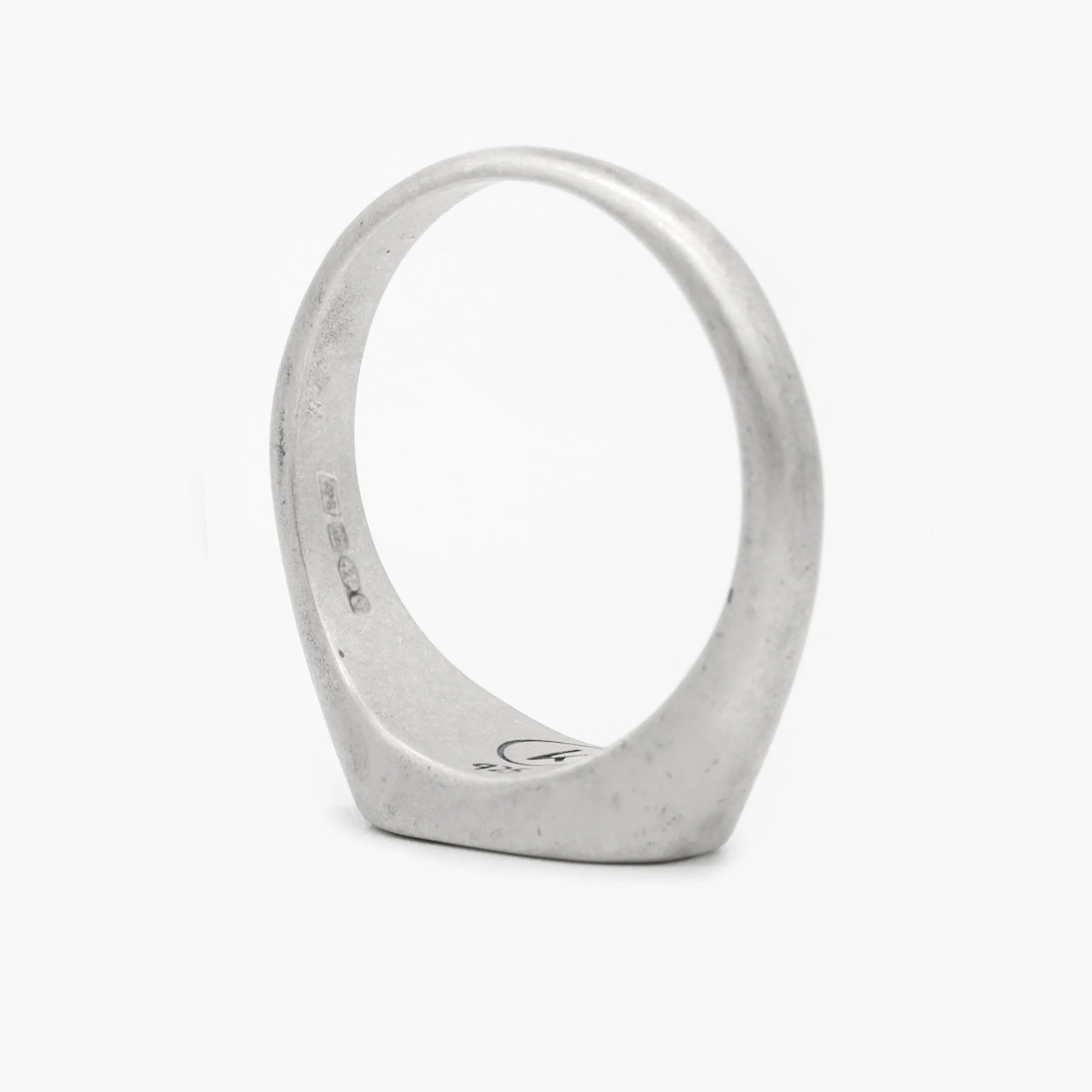 Octagon Signet Ring With Malachite Stone