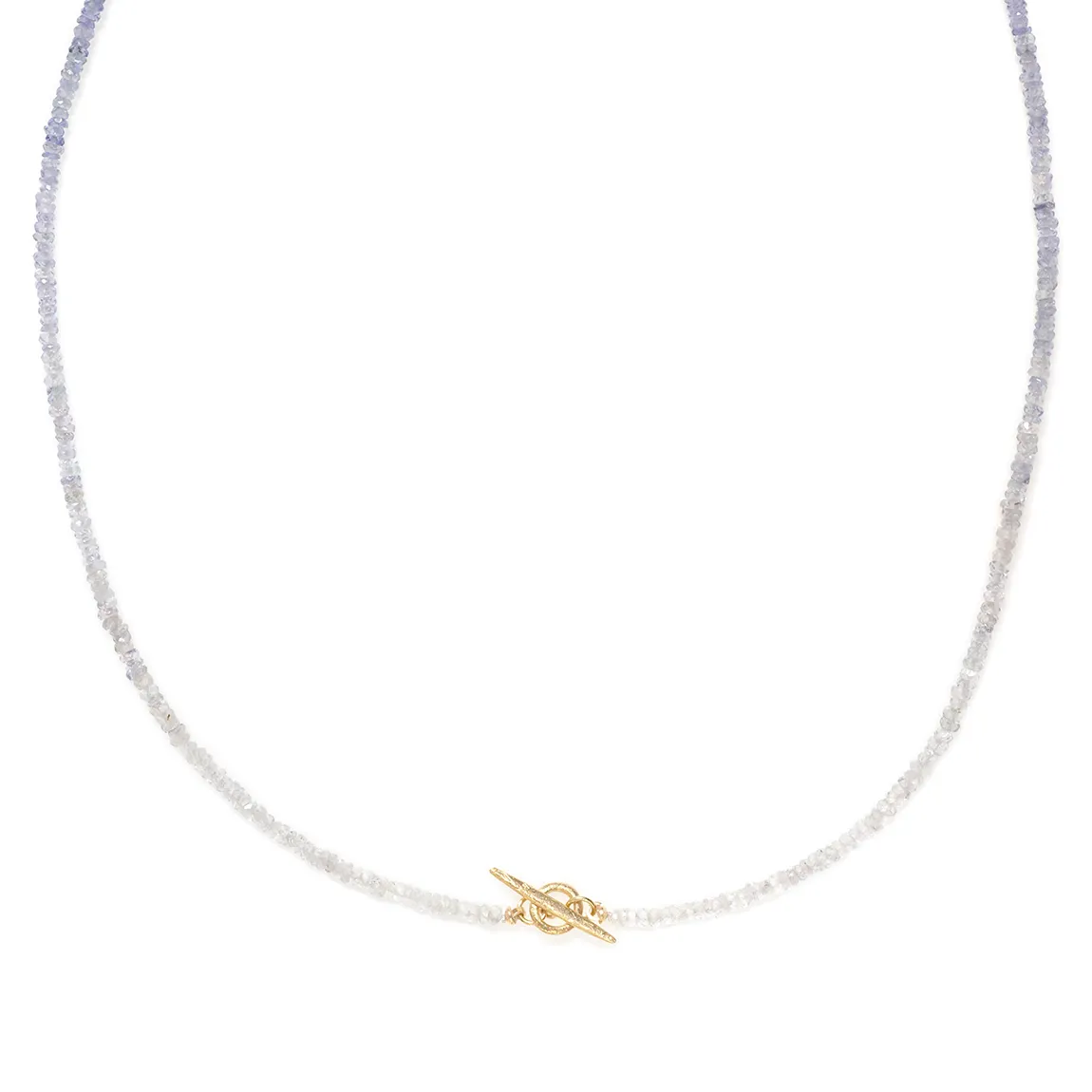 *One of Kind* Ombre Sapphire Toggle Necklace