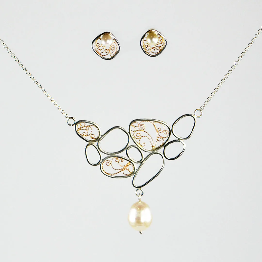Organic Filigree Necklace