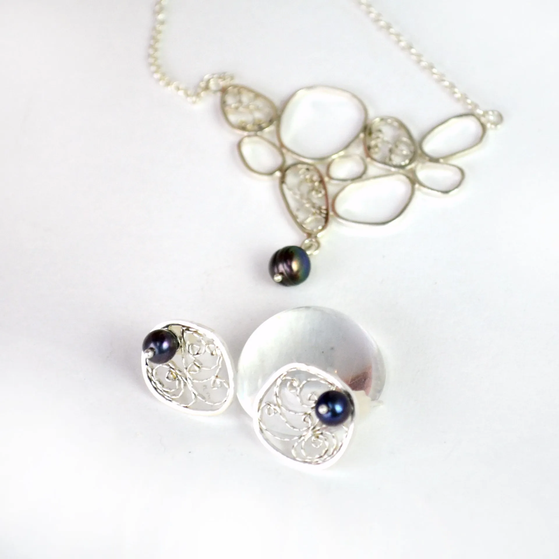 Organic Filigree Necklace