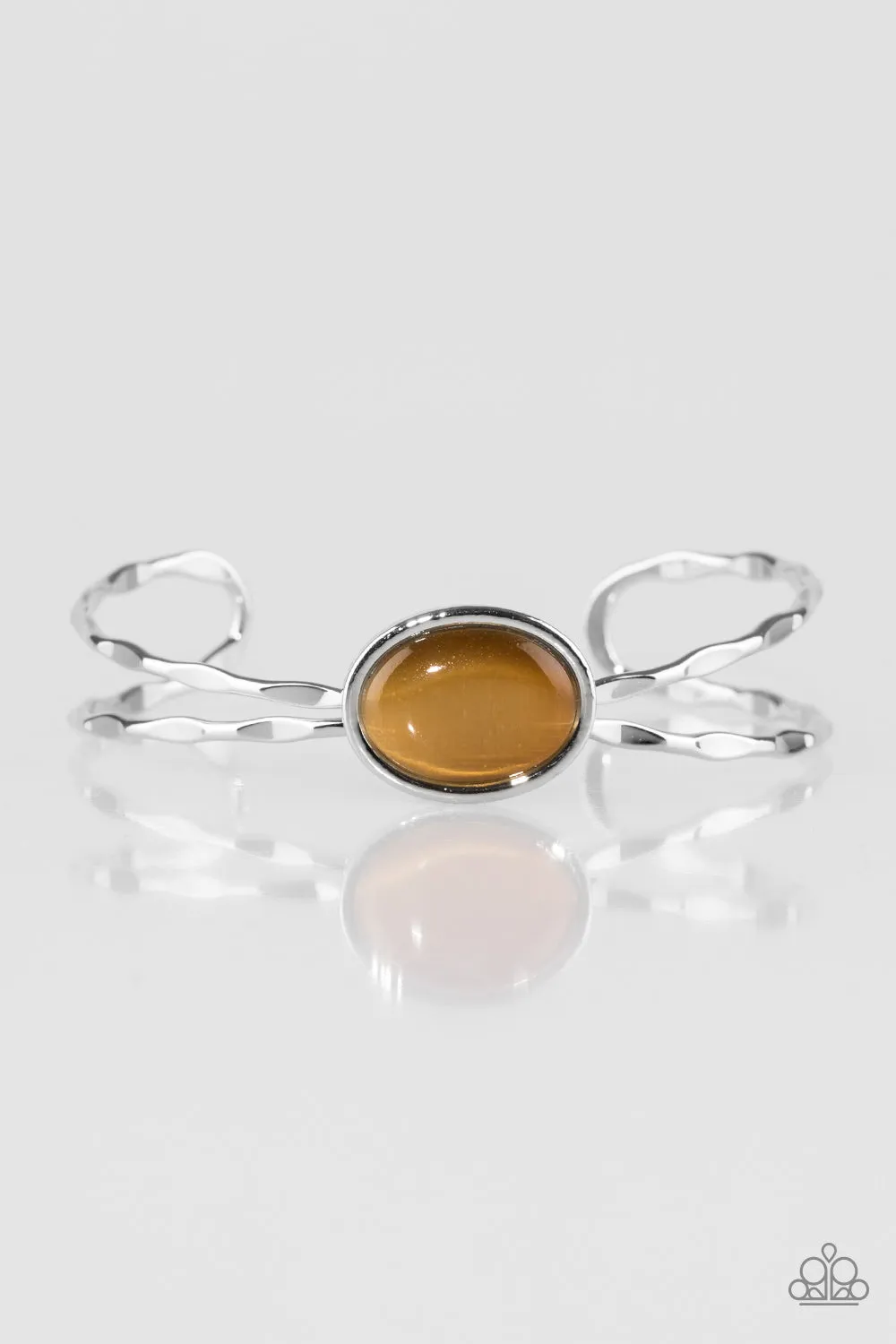 Paparazzi Accessories  - let’s Get Things Glowing #B254 Basket - Brown Bracelet