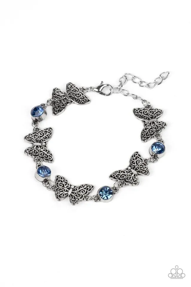 Paparazzi Bracelet ~ Has a WING to It - Blue