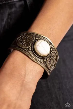 Paparazzi Bracelet ~ Prairie Romance - Brass