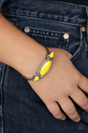 Paparazzi Bracelet ~ Tribal Trinket - Yellow