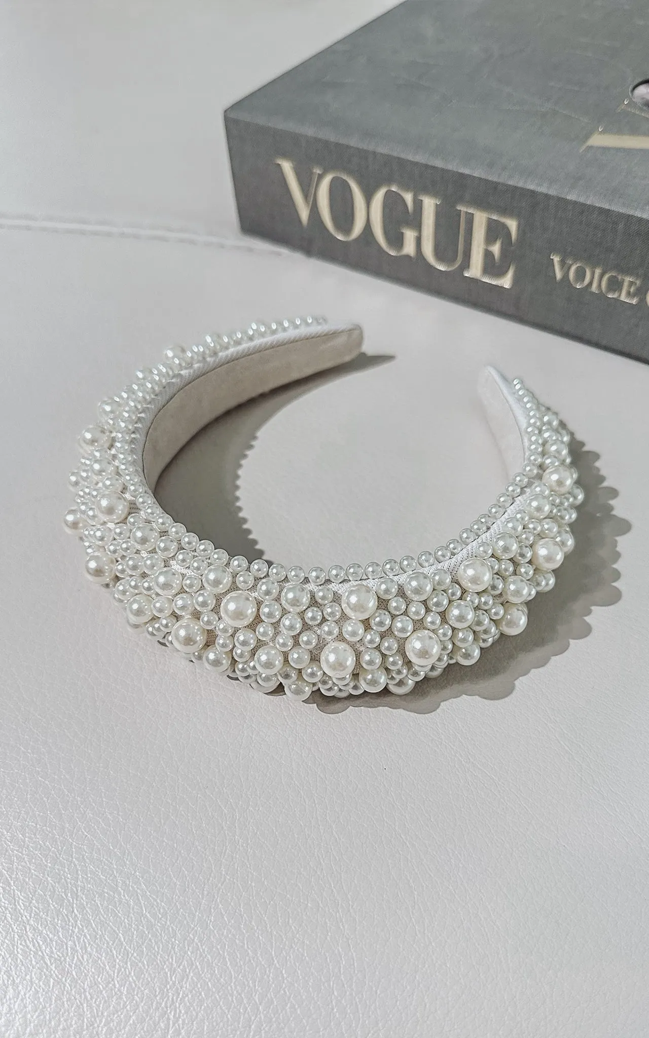 Pearl Headband Acrylic Pearl Hair Accessory Headband