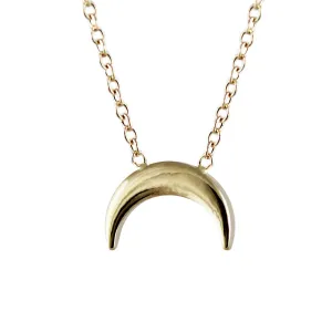 PETITE CRESCENT MOON NECKLACE