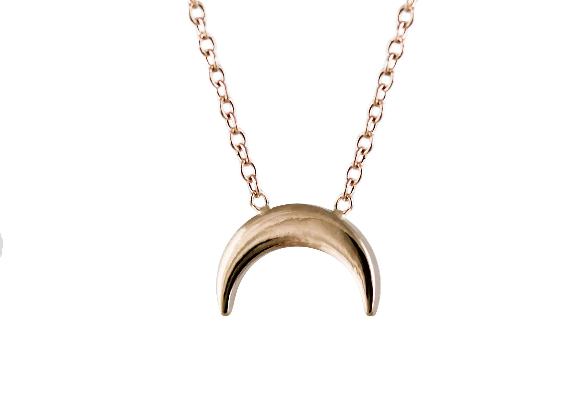 PETITE CRESCENT MOON NECKLACE