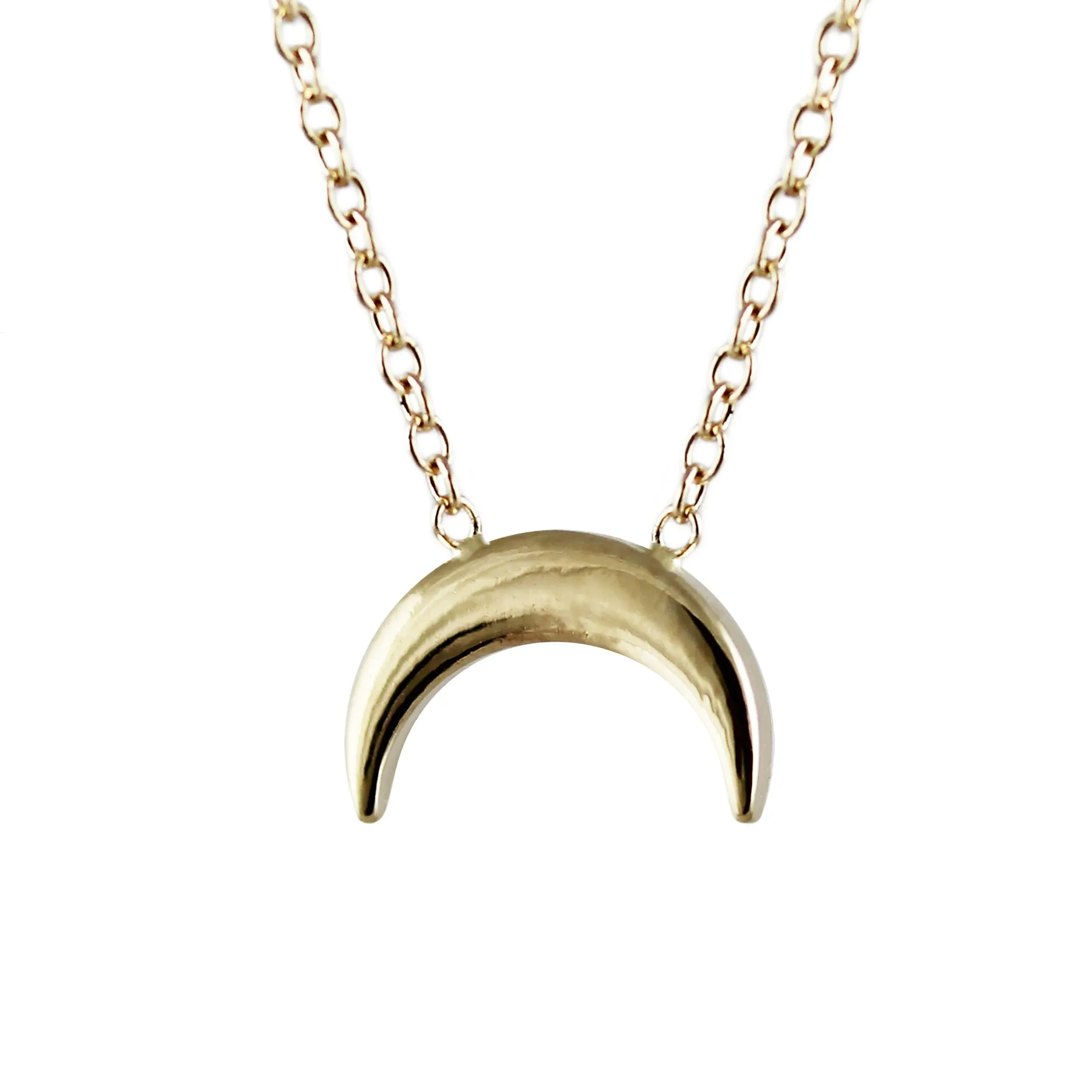 PETITE CRESCENT MOON NECKLACE