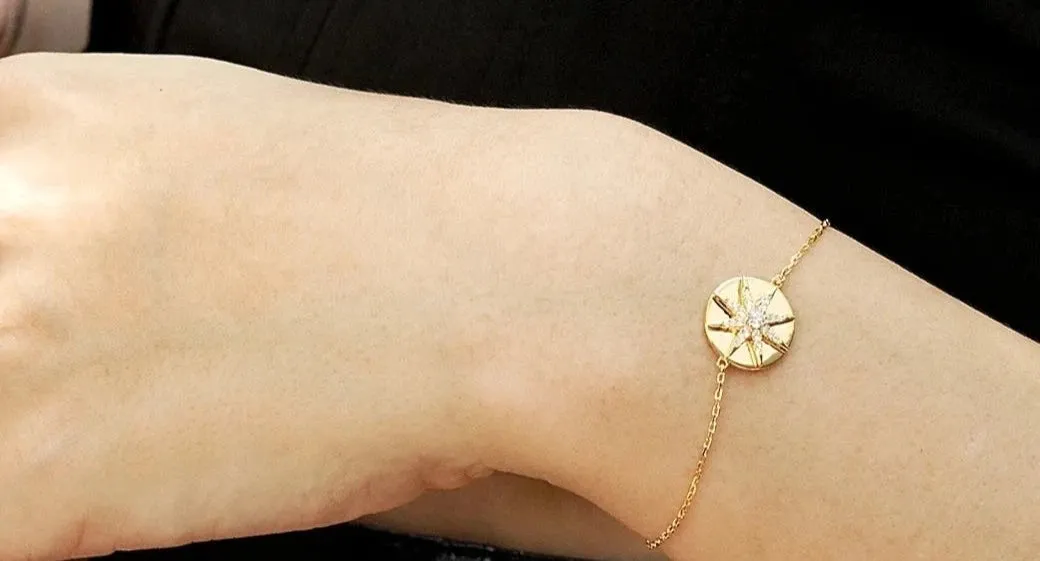 Pole Star Bracelet Gold Plating