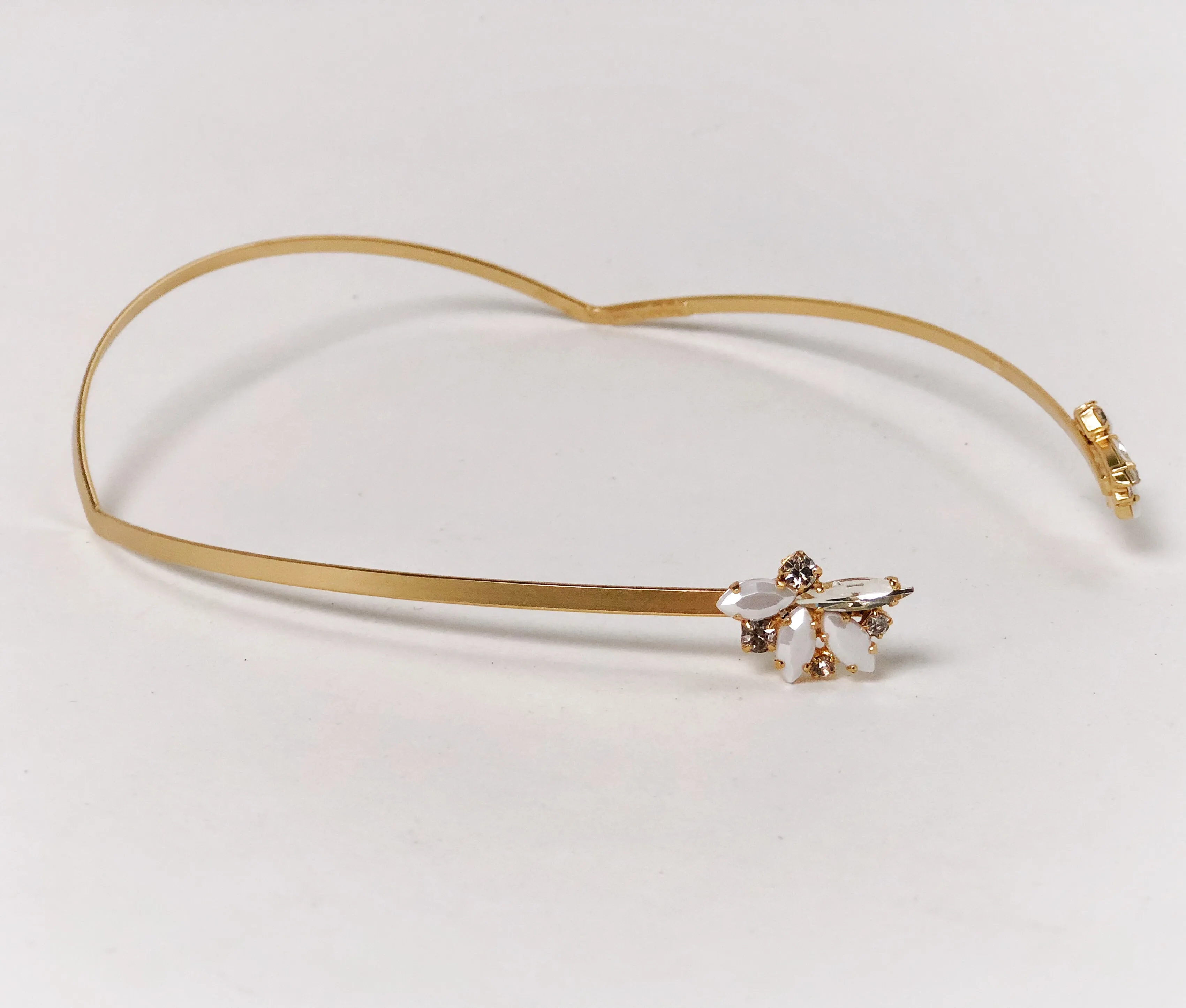 Preorder * Ophelia Crystals Pearls Cluster Goddess Crown