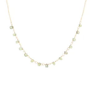 "Limited Edition" Green Sapphire Briolette Necklace