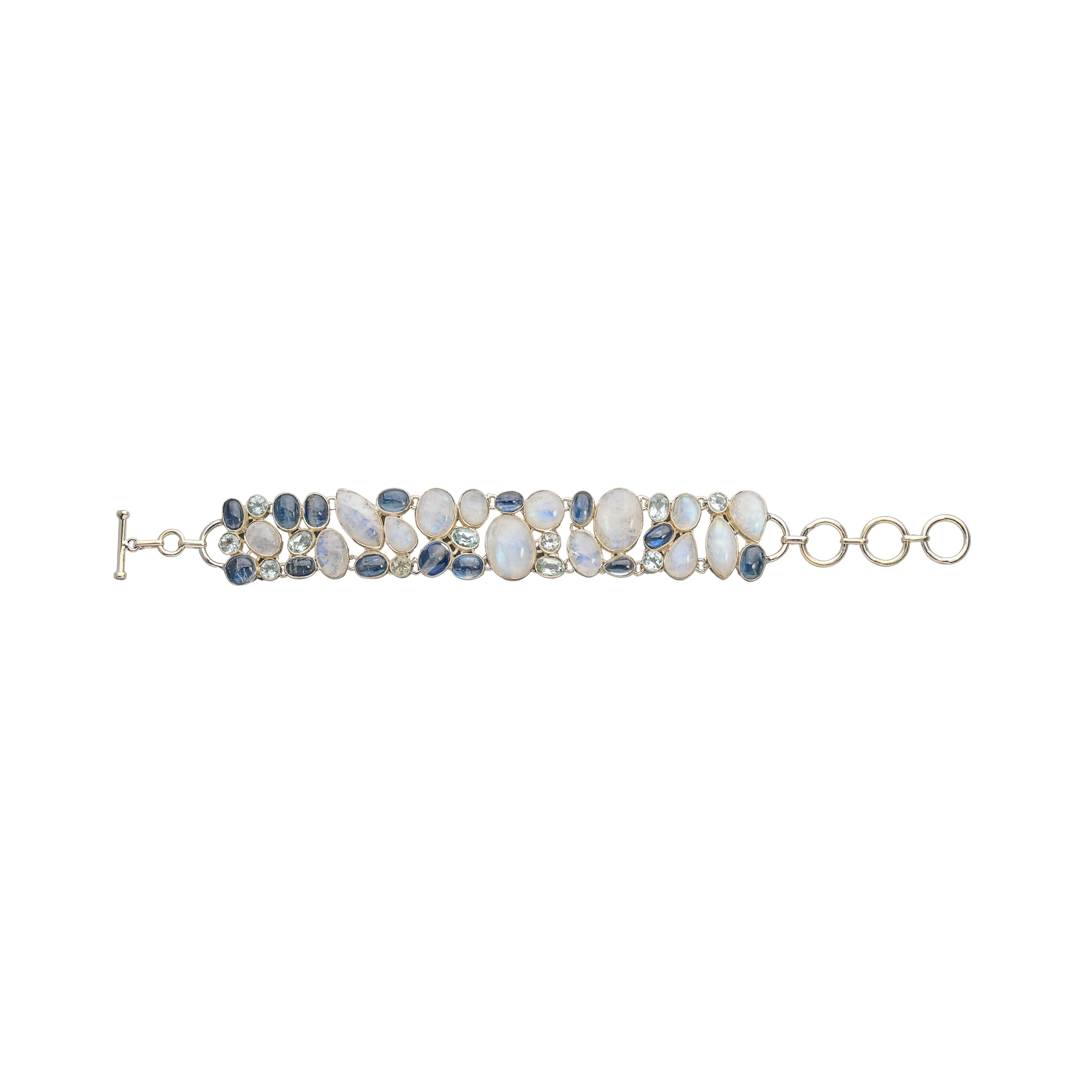Raelynn One-of-a-kind Gemstone Bracelet, Sterling Silver