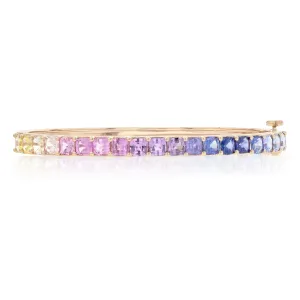 Rainbow Sapphire Bangle