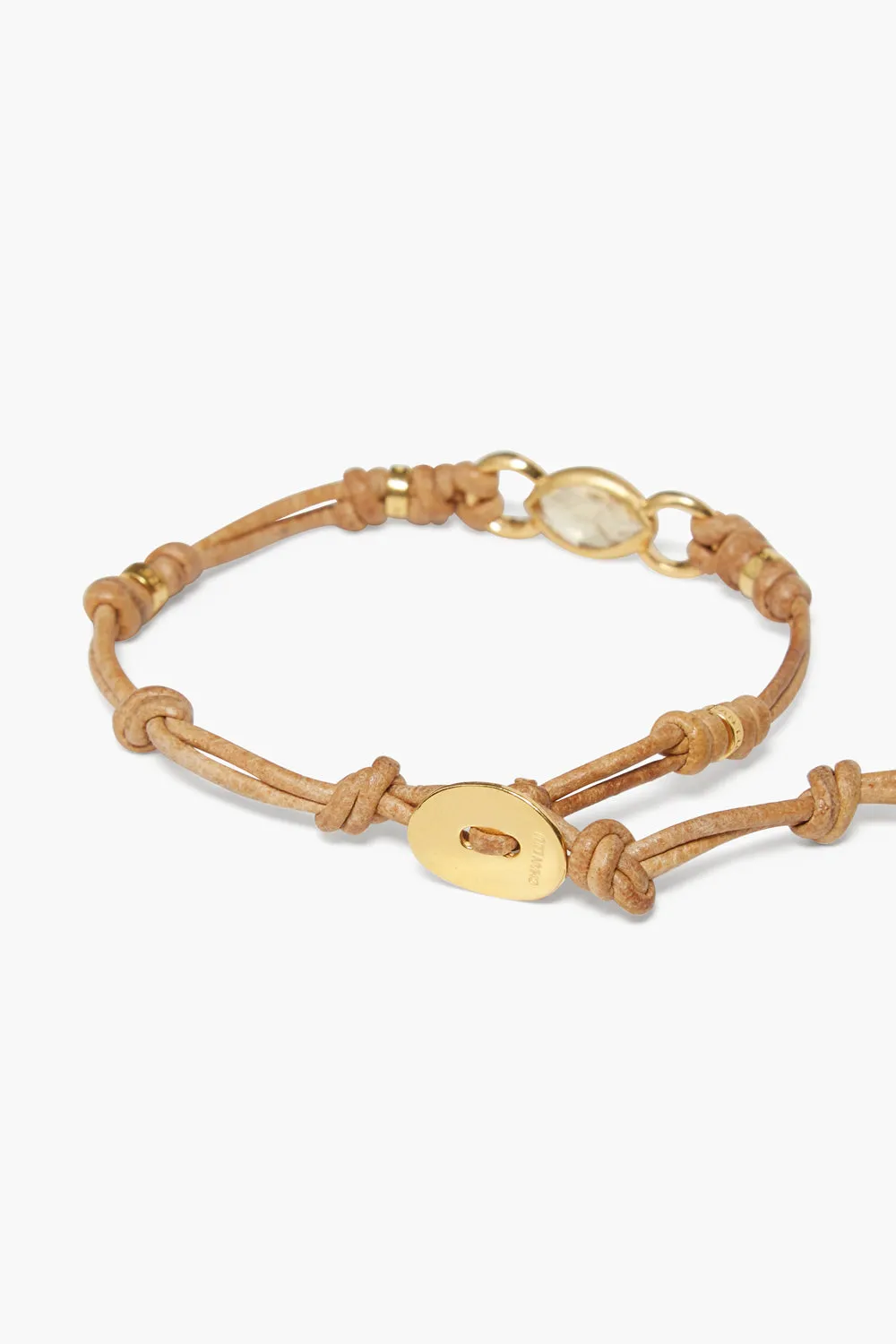 Reina Single Wrap Bracelet Citrine