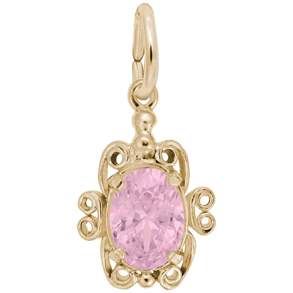 Rembrandt Charms - Filigree October Stone Charm - 4764-010