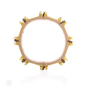 Retro gold "Dearest" bracelet