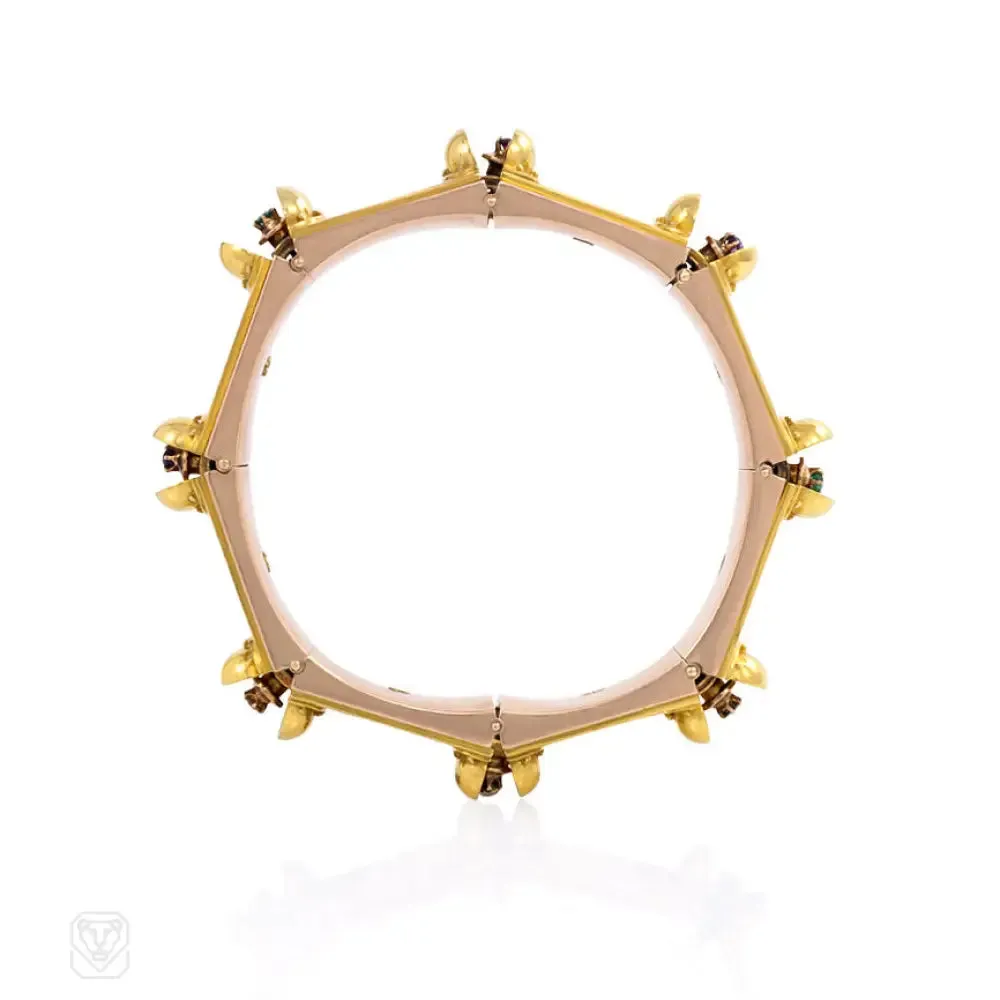 Retro gold "Dearest" bracelet