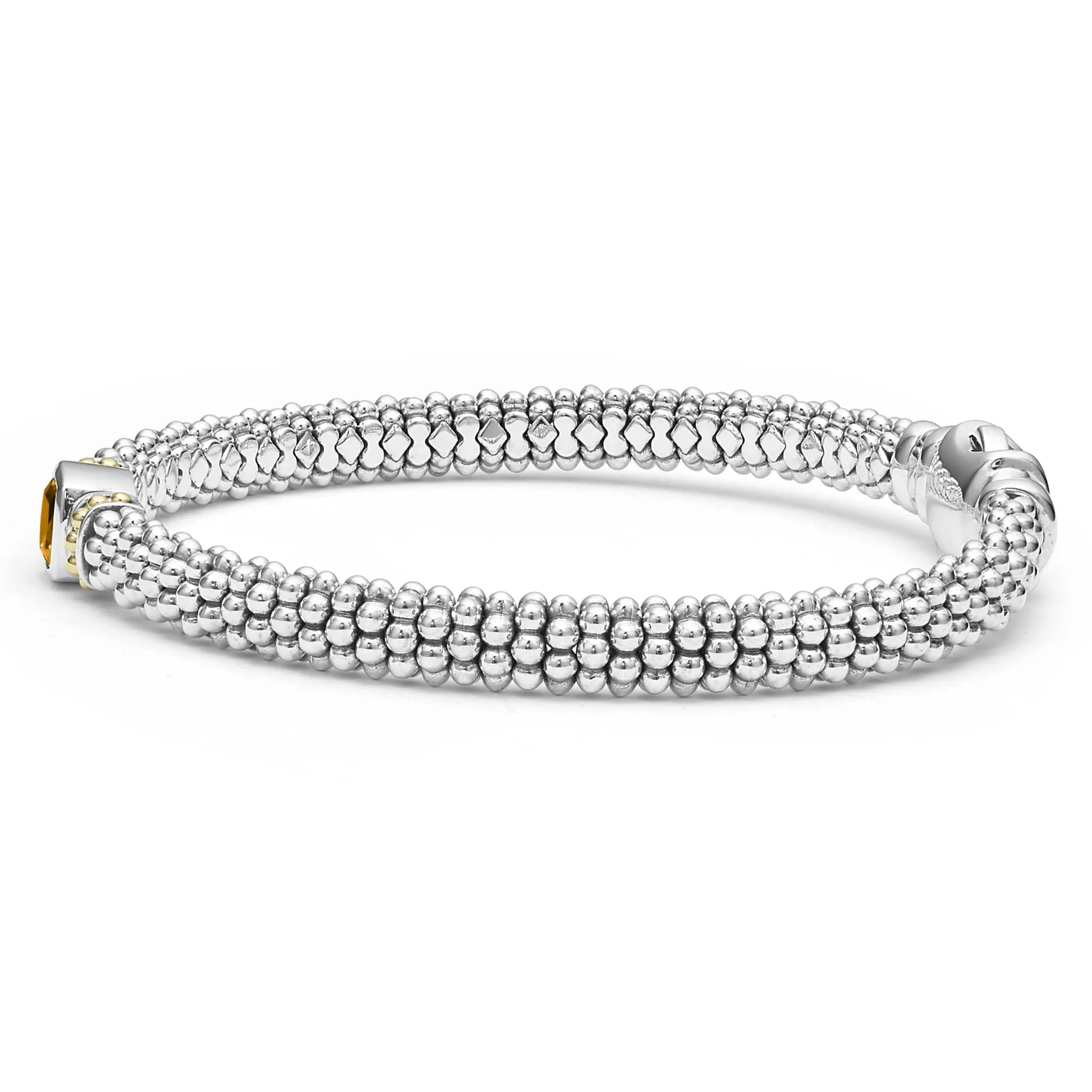 Rittenhouse Citrine Caviar Bracelet | 6mm
