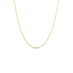 Roberto Coin 18k Yellow Gold Bead Chain Necklace