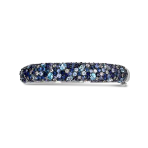 Sapphire & Blue Topaz Bangle Bracelet