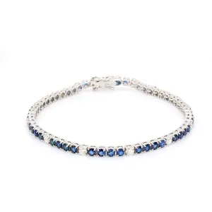 Sapphire and Diamond Bracelet