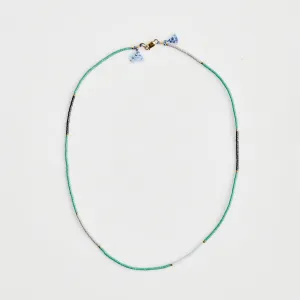 Sea Opal Fine Bead Necklace