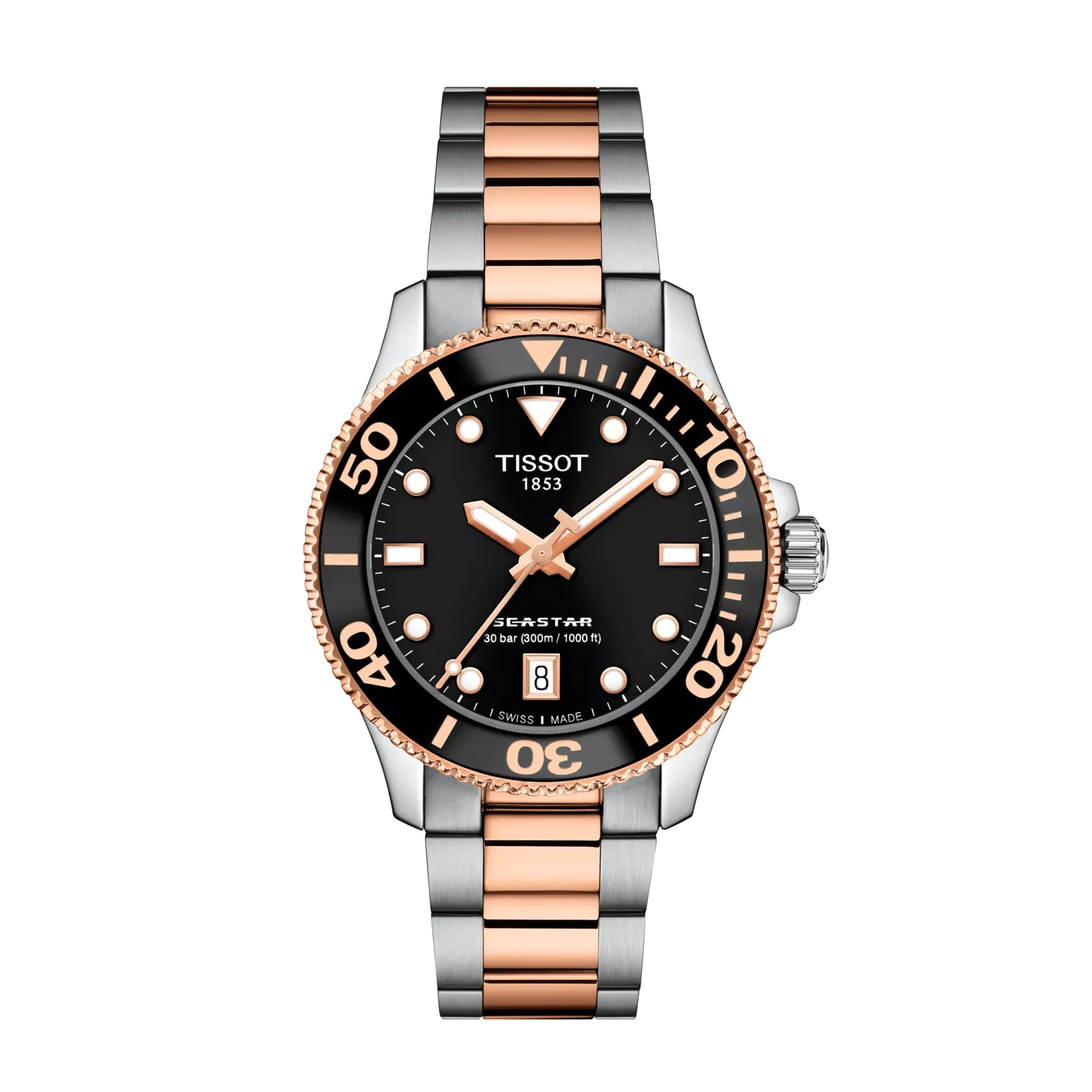 Seastar 1000 Steel/Rose 36MM Watch