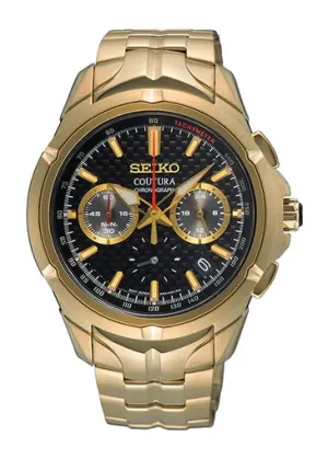 SEIKO COUTURA CHRONOGRAPH GOLD BRACELET SSB438P