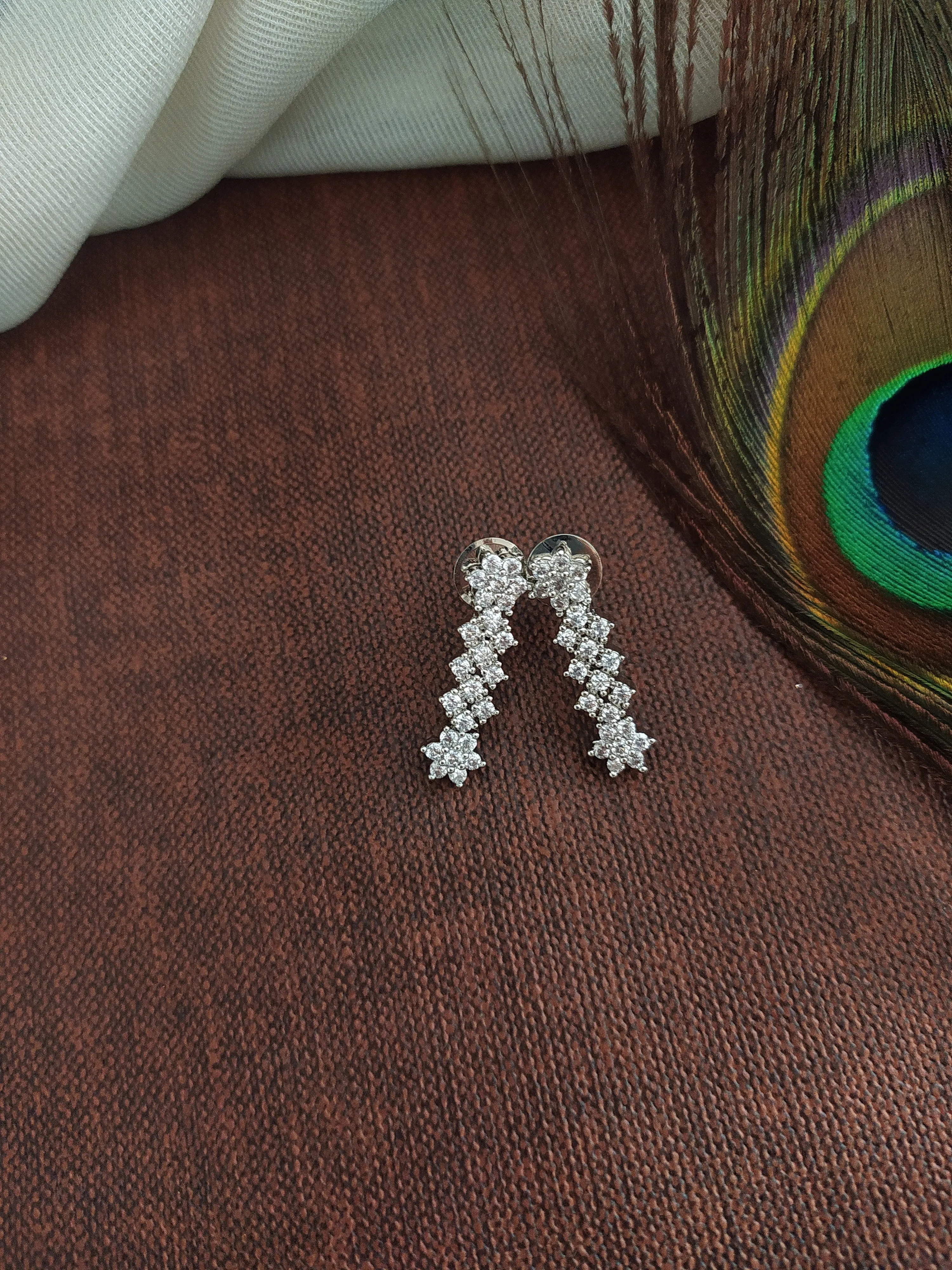Single Layer Star Design Zircon Necklace Set