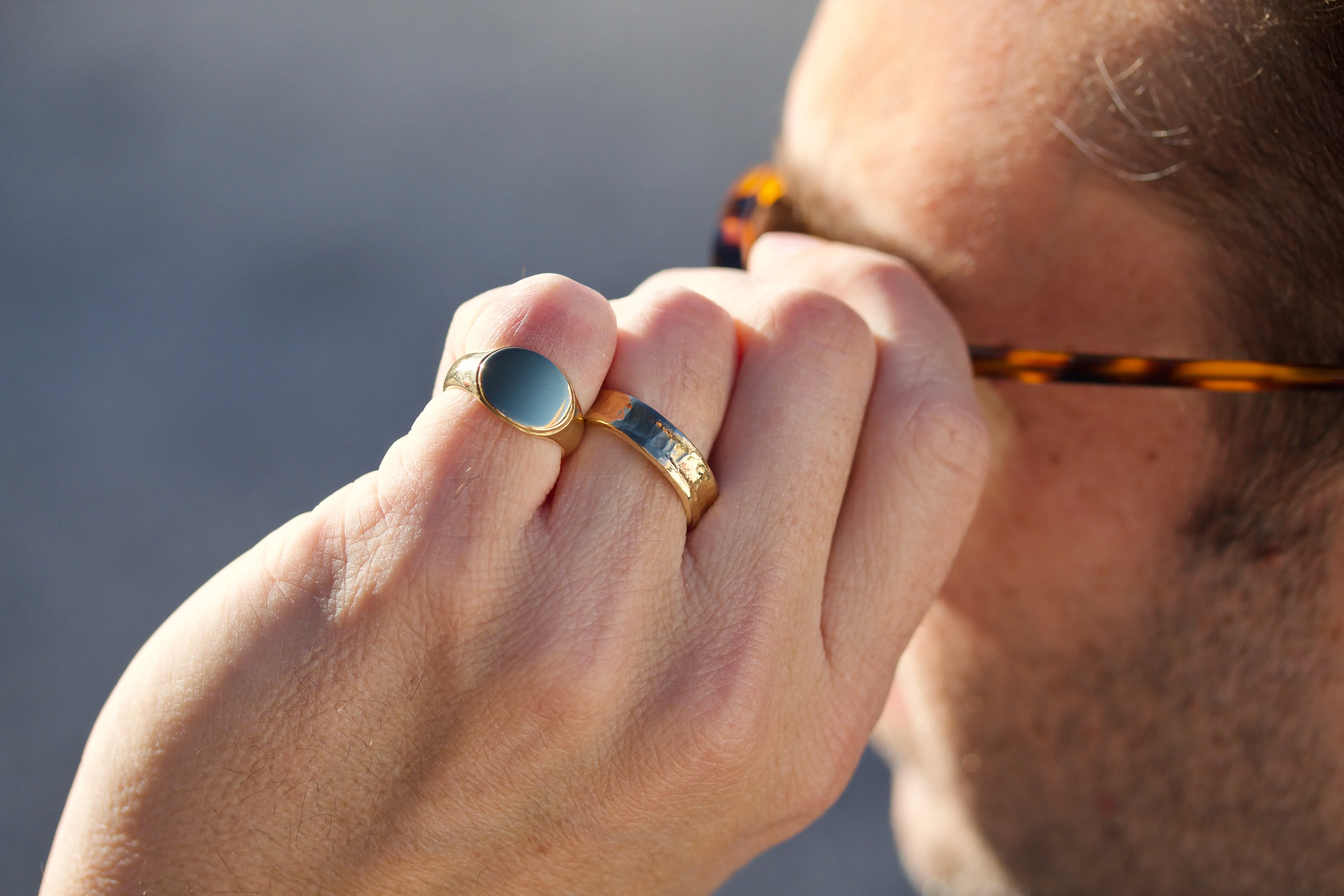 Small Oval Signet Ring